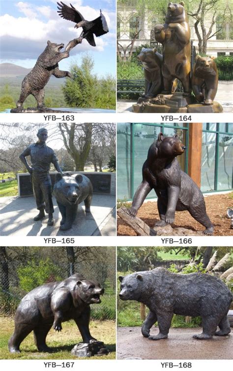 About 33% of these are sculptures, 38% are resin crafts, and 18% are artificial crafts. Large bronze grizzly bear statue garden decor for sale ...