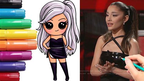How To Draw Chibi Ariana Grande Cute Step By Step Focus Music Video