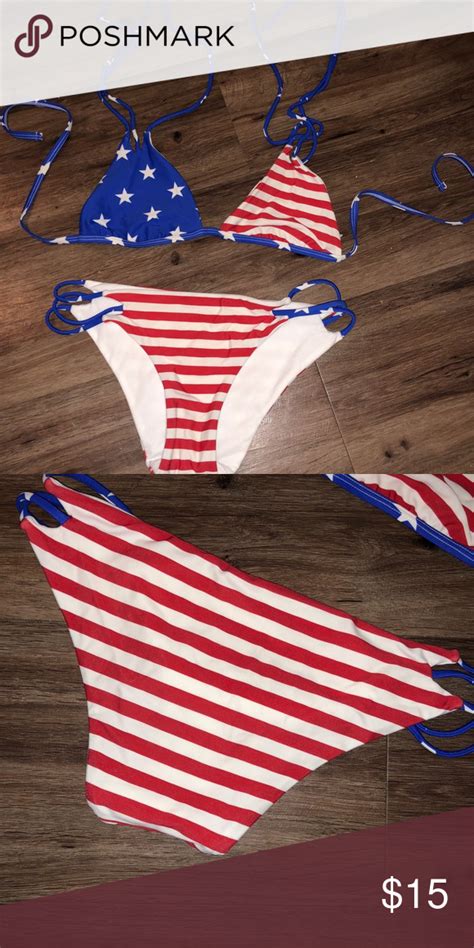 Bathing Suit American Flag Bathing Suit From Pacsun Perfect For Summer