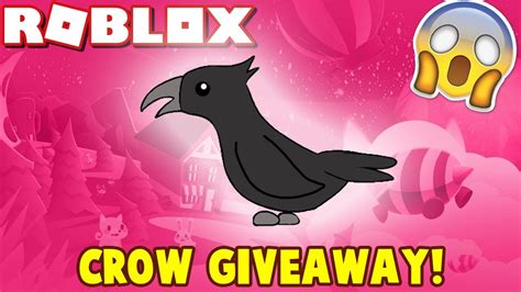 Adopt Me Crow Giveaway Roblox Adopt Me Giveaway Youtube