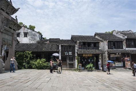 Wuxi Huishan Ancient Town Scenery Editorial Photo Image Of Center