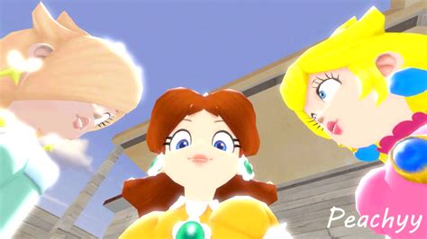 Animation Peach Daisy And Rosalina Fart Party