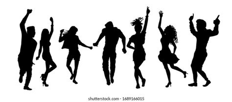 Dancing Female Silhouette Vectorjunky Free Vectors Icons Logos