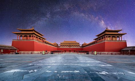 Part Of The Forbidden City Beijing China Built From 1406 To 1420
