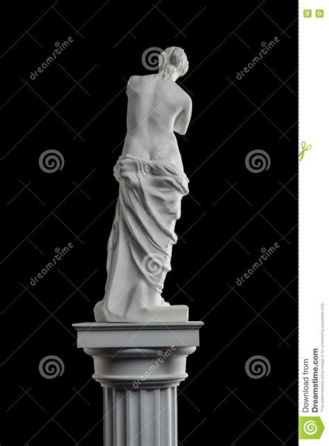 A Statue Of Venus Plaster Column Stock Image Image Of Decoration