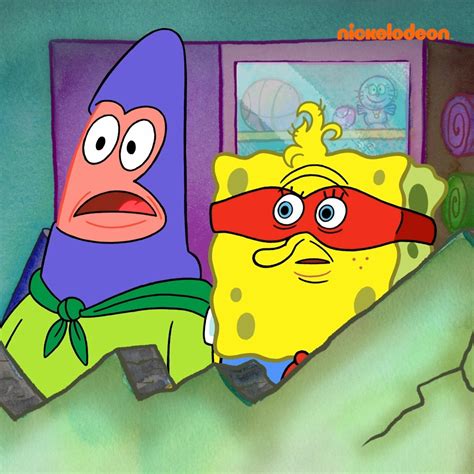 Patrick And Spongebob Babysit Superheros Scene The Patrick Show