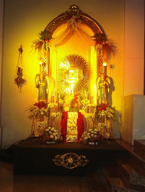 Altar Of Repose Maundy Thursday 2012 Roman Catholic Church Photo