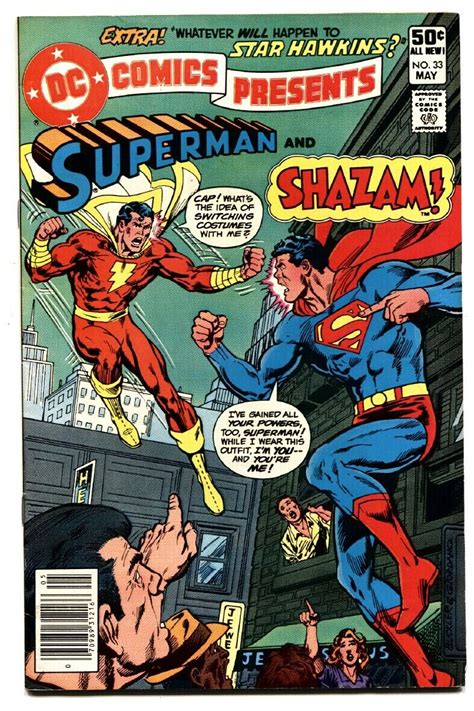 Dc Comics Presents 33 Comic Book Shazam Superman Comic Book 1981