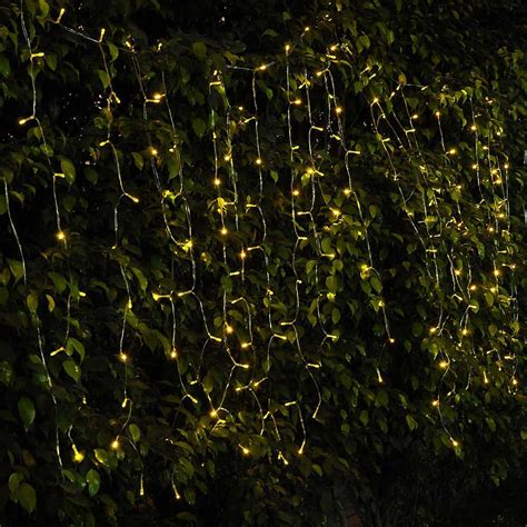 100 Led Solar Powered String Curtain Light Lamp Fairy