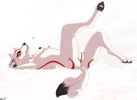 rule 34 okami amaterasu black pussy deity female hindpaw nude paws pussy solo video games xin