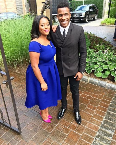 Loving This Royal Blue Dress On Brelyn Bowman With Her Husband Gospel