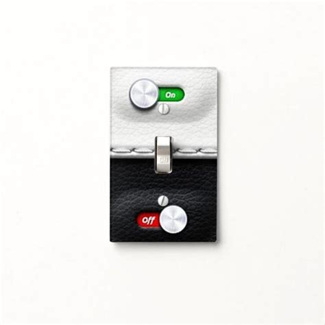 Cool Futuristic Toggle On Off Light Switch Plates Zazzle