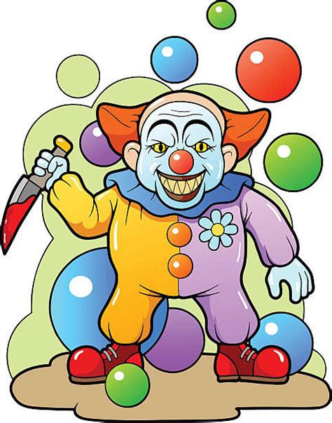 royalty free scary clown clip art vector images and illustrations istock