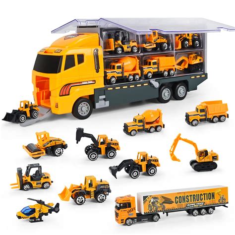 Buy Joyfia Toys For Boys 11 In 1 Engineering Die Cast Construction Car