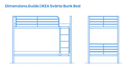IKEA Svärta Bunk Bed Dimensions Drawings Dimensions com