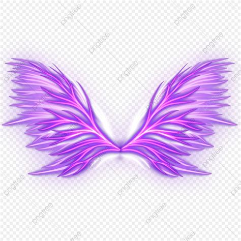 Purple Wings Png Image Purple Color Wings Purple Color Light Wing