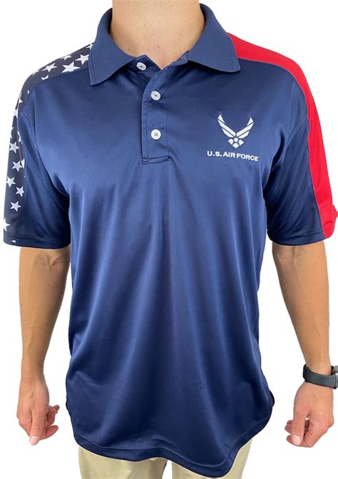 Air Force Patriotic Polo Shirt Etsy