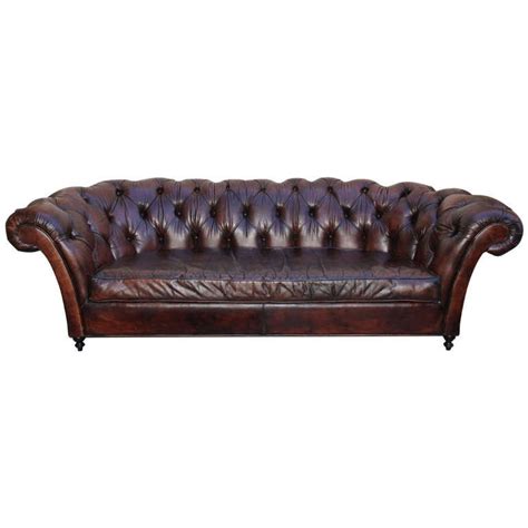 Chesterfield Tufted Leather Sofa For Sale At 1stdibs Epecnosa