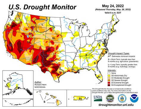 Us Drought Monitor Update For May 24 2022 National Centers For