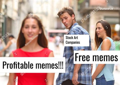Find memes or make them with our meme generator. Shutterstock tried to cash in on the distracted guy meme.