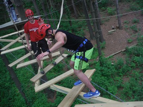 High Ropes Course - 16 Unique Challenges (With images) | High ropes course, Challenges, Ropes course