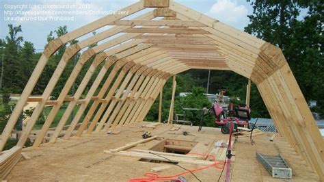 It has the appearance of a sloped roof, but the slope of the top sides are not as steeply sloping as the bottom sides. Homesteading: CricketsGarden picture (Building a Home ...