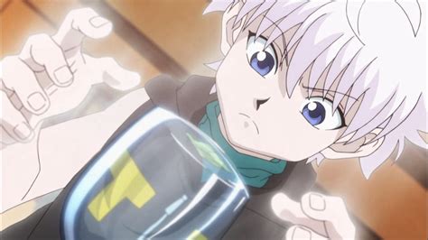 Killua Using Water Divination To Find Out His Nen Type Transmutation