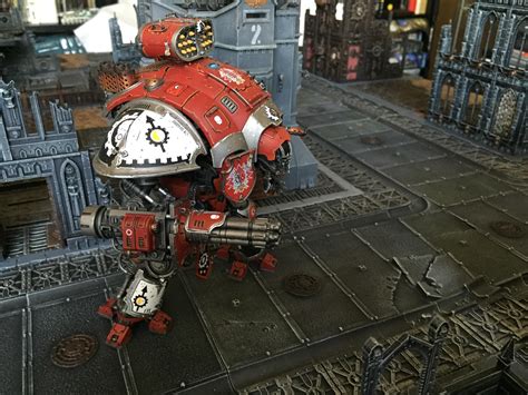 Adeptus Mechanicus Imperial Knight Terrain Town Side View