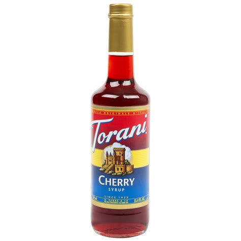 Torani Cherry Syrup 750 Ml Shop At Webstaurantstore