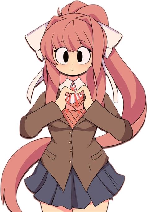 Freetoedit Ddlcmonika Ddlc Monika Sticker By Fluffyhara