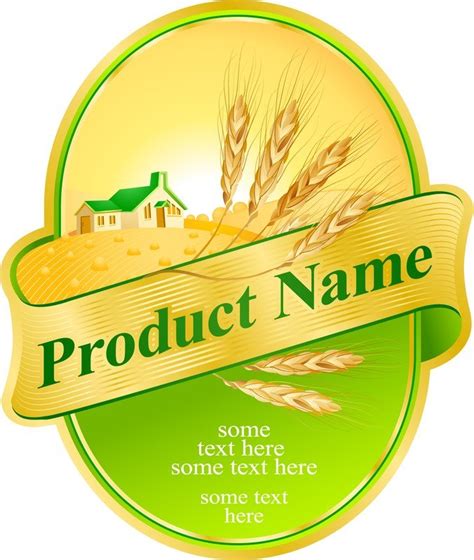 Product Label Design 05 Free Vector Download Freeimages