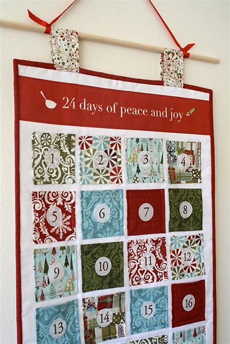 Freshly Pieced Advent Calendar Wall Hanging A Tutorial Advent