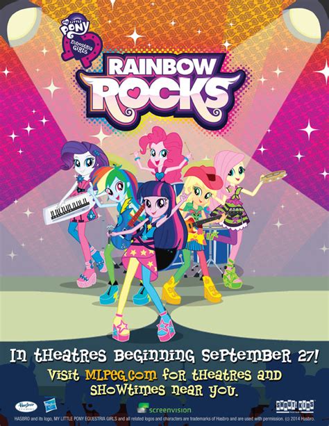 Check Out The Mlp Rainbow Rocks Poster Teaser