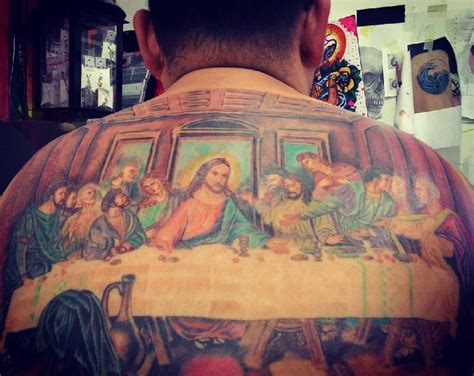 Last Supper Tattoo To Show Off Your Religious Side