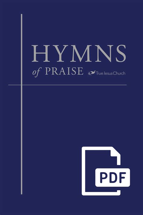 Hymns Of Praise Pdf Version English True Jesus Church Store