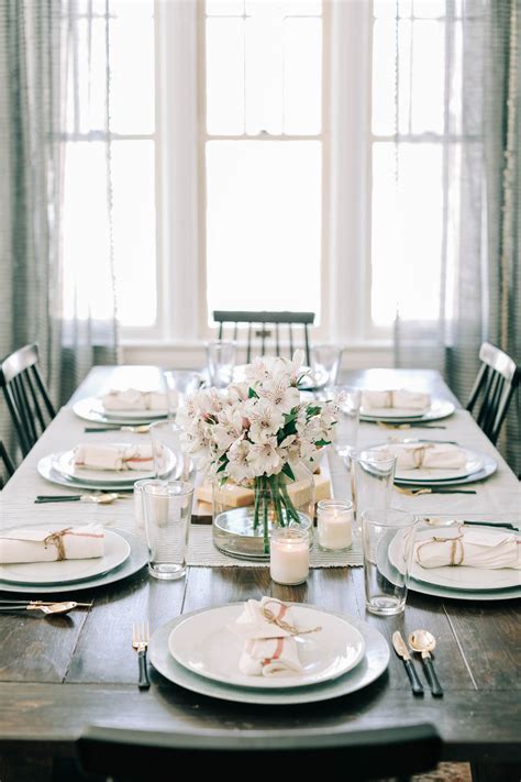 Setting The Table For A Casual Dinner Party The Sweetest Occasion