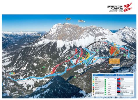 Maps Of Zugspitz Arena Ski Resort Collection Of Maps Of Zugspitz