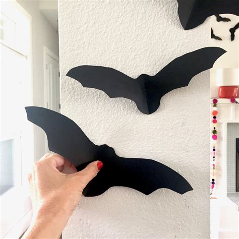 Bat Pdf Papercraft Template Halloween Decor Dxf And Svg