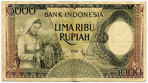 5000 Rupiah Indonesia 1949 Date Numista