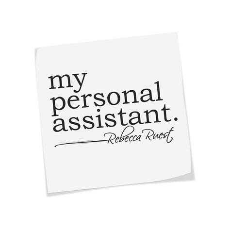 My Personal Assistant Home