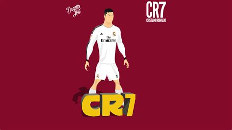 Cristiano Ronaldo Vector Illustration 8k Wallpaperhd Sports Wallpapers