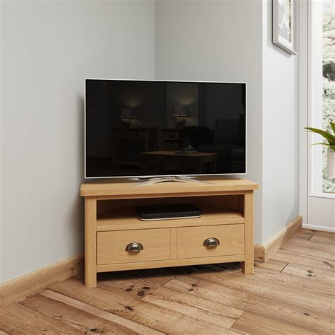 Keswick Corner Tv Unit Cumbria Oak