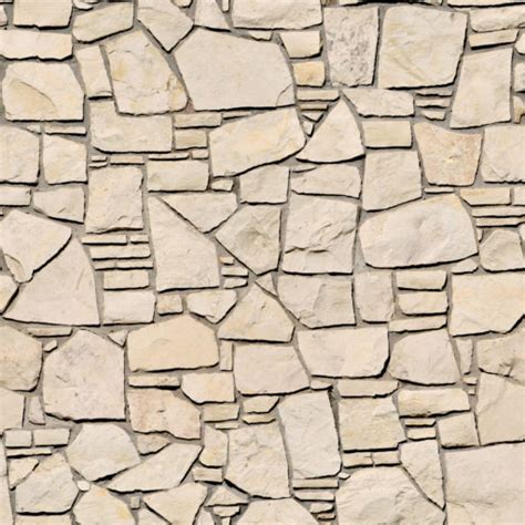 Free Warm And Soft Wall With Irregular Stones Seamless Texture