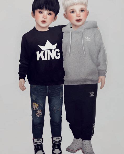 Kk Toddler Lookbook For The Sims 4 Spring4sims Roupas Sims Sims
