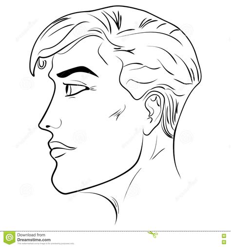 Human Face Outline Drawing At Explore Collection