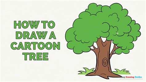 How To Draw A Cartoon Tree In A Few Easy Steps Drawing