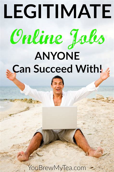 7 Legitimate Online Jobs Anyone Can Succeed With - You Brew My Tea