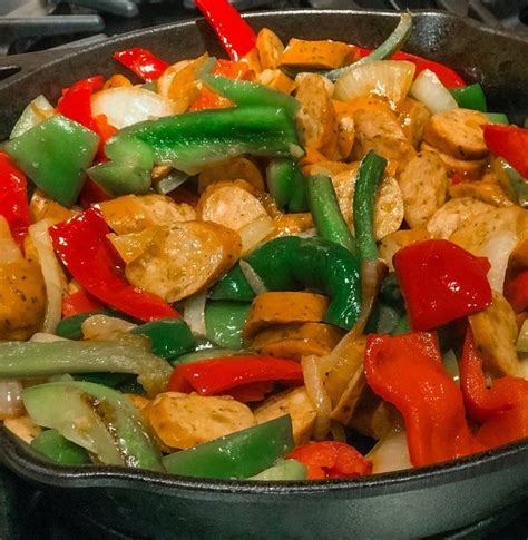 The apple flavor was nonexistent and the sausage was tough i found some chicken apple sausage in the freezer and i decided to give this recipe a try. Chicken Apple Sausage with Peppers and Pineapple | Recipe in 2020 | Stuffed peppers, Chicken ...