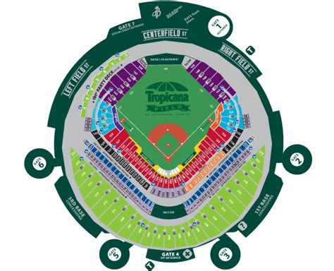 Tropicana Seating Chart Ac Props To The Trop Things You Should