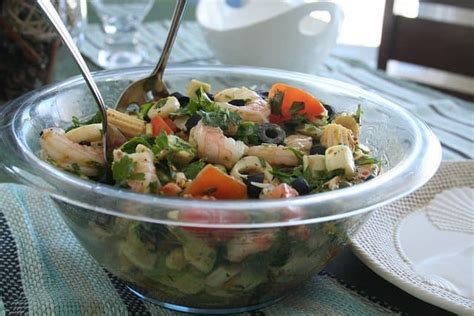 Shrimp cook really quickly, which is partially why they are so often over or undercooked. Cold Shrimp Salad • The Healthy Foodie